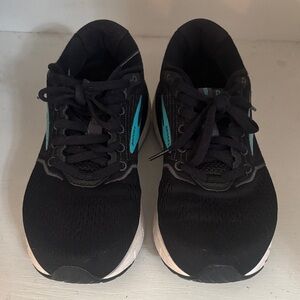 Brooks Black and Teal Running Shoes